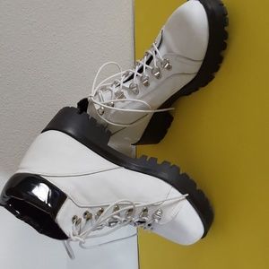 Urban Outfitters White high top shoes NEW